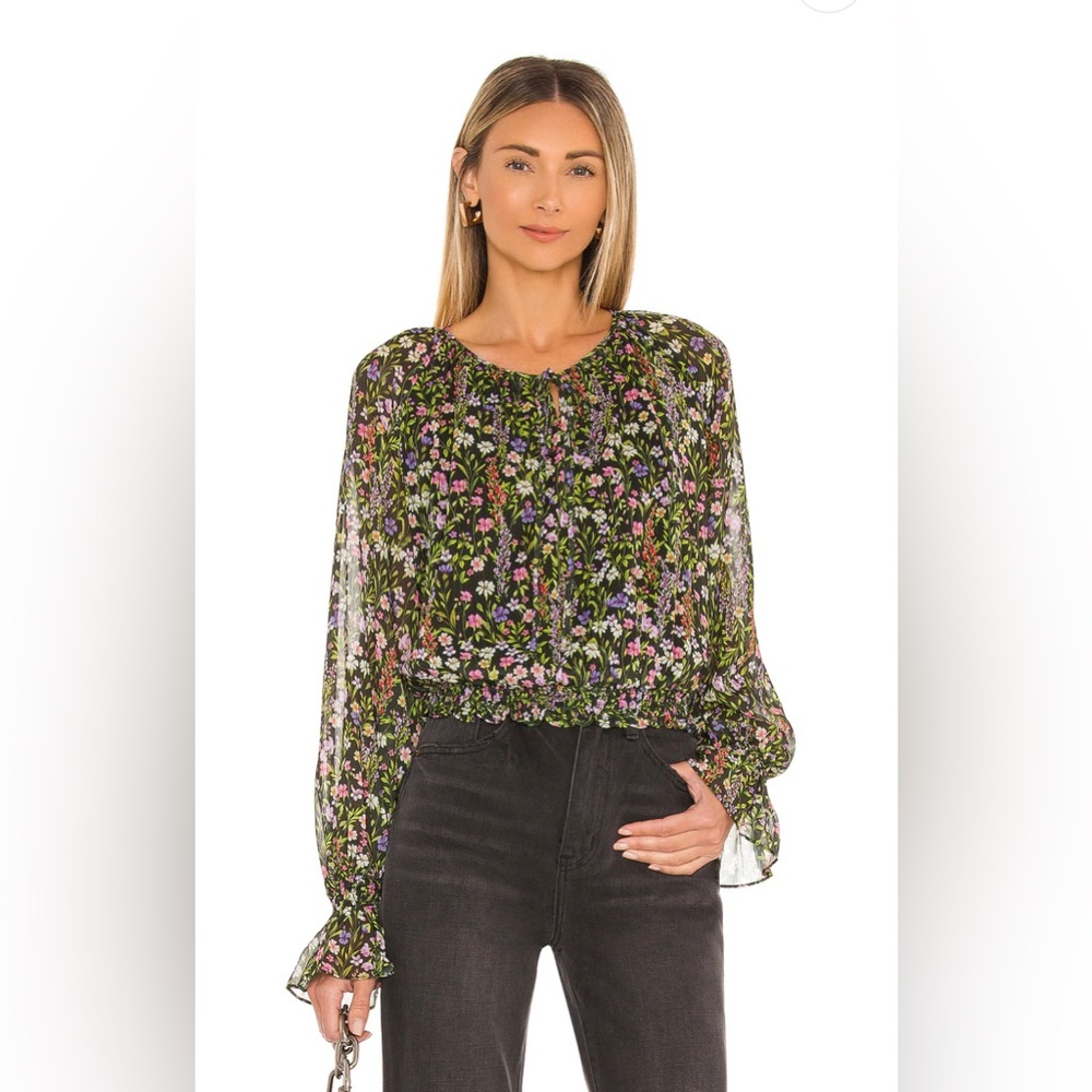 NWT - Amanda Uprichard Floral Orleans Top. Sz XS.